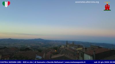 immagine della webcam nei dintorni di Abbadia San Salvatore: webcam Castell'Azzara