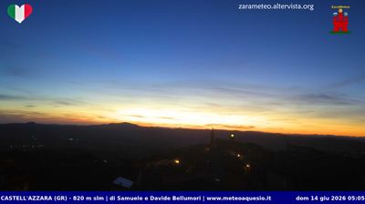 immagine della webcam nei dintorni di Fabro: webcam Castell'Azzara