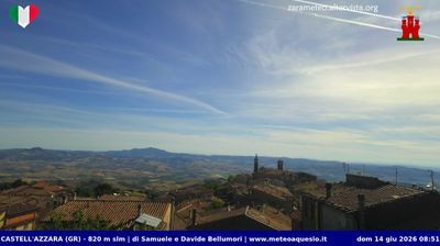 immagine della webcam nei dintorni di Sarteano: webcam Castell'Azzara