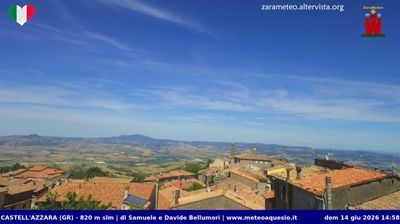 immagine della webcam nei dintorni di Bolsena: webcam Castell'Azzara