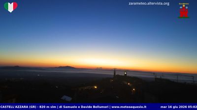 immagine della webcam nei dintorni di San Lorenzo Nuovo: webcam Castell'Azzara