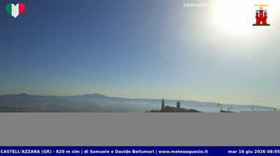immagine della webcam nei dintorni di Scansano: webcam Castell'Azzara