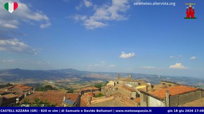immagine della webcam nei dintorni di Abbadia San Salvatore: webcam Castell'Azzara