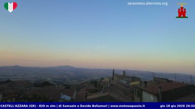 immagine della webcam nei dintorni di Castel del Piano: webcam Castell'Azzara