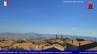 immagine della webcam nei dintorni di Marta: webcam Castell'Azzara