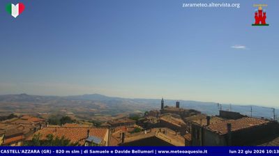 immagine della webcam nei dintorni di Monte Amiata: webcam Castell'Azzara