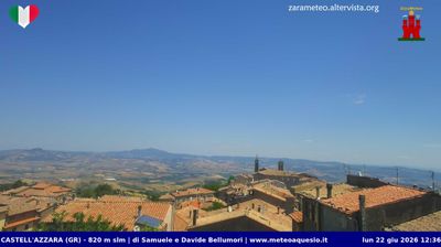 immagine della webcam nei dintorni di Sarteano: webcam Castell'Azzara