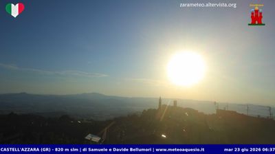 immagine della webcam nei dintorni di Abbadia San Salvatore: webcam Castell'Azzara