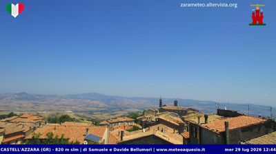 immagine della webcam nei dintorni di Fabro: webcam Castell'Azzara