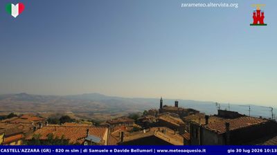 immagine della webcam nei dintorni di Gradoli: webcam Castell'Azzara