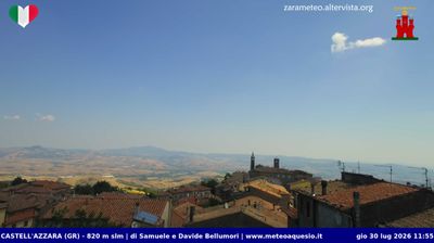 immagine della webcam nei dintorni di Castel Viscardo: webcam Castell'Azzara
