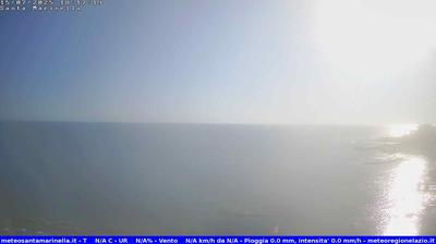 immagine della webcam nei dintorni di Marina di Cerveteri: webcam Santa Marinella