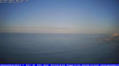 immagine della webcam nei dintorni di Bassano Romano: webcam Santa Marinella