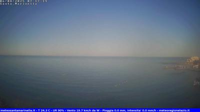 immagine della webcam nei dintorni di Allumiere: webcam Santa Marinella