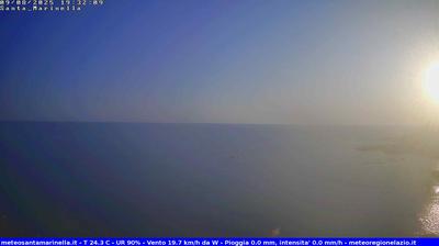 immagine della webcam nei dintorni di Bracciano: webcam Santa Marinella
