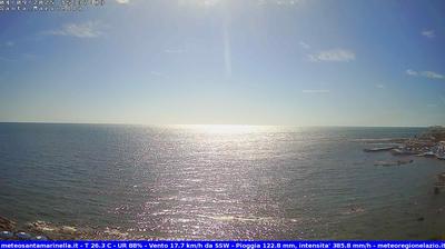 immagine della webcam nei dintorni di Marina di Cerveteri: webcam Santa Marinella