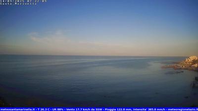 immagine della webcam nei dintorni di Bassano Romano: webcam Santa Marinella