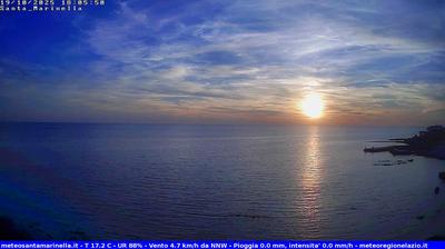 immagine della webcam nei dintorni di Civitavecchia: webcam Santa Marinella