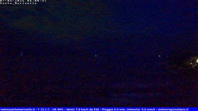 immagine della webcam nei dintorni di Marina di Cerveteri: webcam Santa Marinella
