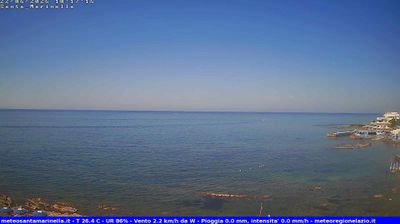immagine della webcam nei dintorni di Marina di Cerveteri: webcam Santa Marinella
