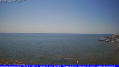 immagine della webcam nei dintorni di Marina di San Nicola: webcam Santa Marinella