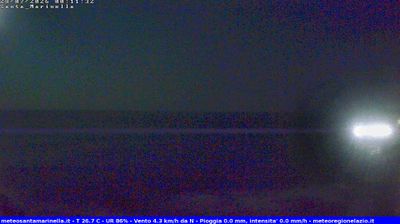 immagine della webcam nei dintorni di Civitavecchia: webcam Santa Marinella