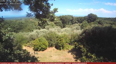immagine della webcam nei dintorni di Viterbo: webcam Soriano nel Cimino