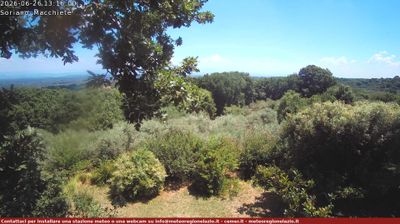immagine della webcam nei dintorni di Viterbo: webcam Soriano nel Cimino