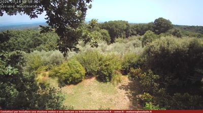 immagine della webcam nei dintorni di Orte: webcam Soriano nel Cimino