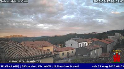 immagine della webcam nei dintorni di Acquapendente: webcam Castell'Azzara