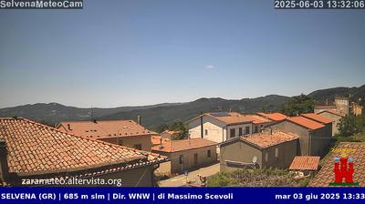 immagine della webcam nei dintorni di San Lorenzo Nuovo: webcam Castell'Azzara