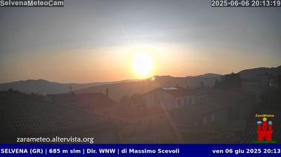 immagine della webcam nei dintorni di Marta: webcam Castell'Azzara