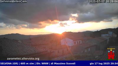 immagine della webcam nei dintorni di Manciano: webcam Castell'Azzara