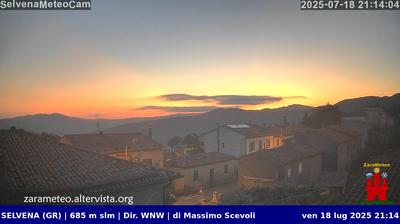 immagine della webcam nei dintorni di San Lorenzo Nuovo: webcam Castell'Azzara