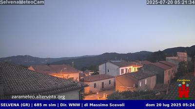 immagine della webcam nei dintorni di Acquapendente: webcam Castell'Azzara