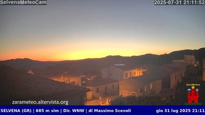 immagine della webcam nei dintorni di Capodimonte: webcam Castell'Azzara