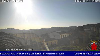immagine della webcam nei dintorni di Ischia di Castro: webcam Castell'Azzara