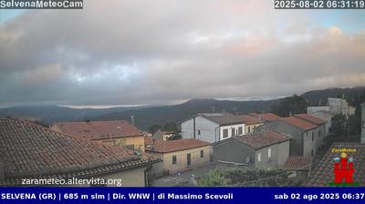 immagine della webcam nei dintorni di Monte Amiata: webcam Castell'Azzara
