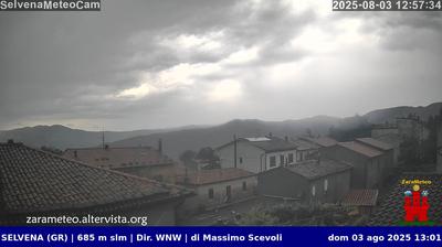 immagine della webcam nei dintorni di Monte Amiata: webcam Castell'Azzara