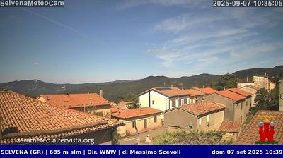 immagine della webcam nei dintorni di Marta: webcam Castell'Azzara