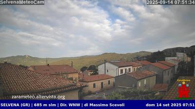 immagine della webcam nei dintorni di Capodimonte: webcam Castell'Azzara