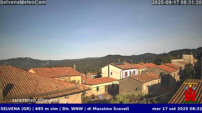 immagine della webcam nei dintorni di Monte Amiata: webcam Castell'Azzara
