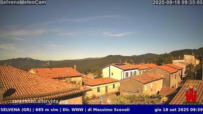 immagine della webcam nei dintorni di Castel Viscardo: webcam Castell'Azzara