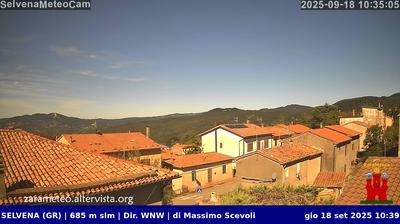 immagine della webcam nei dintorni di Castel Viscardo: webcam Castell'Azzara
