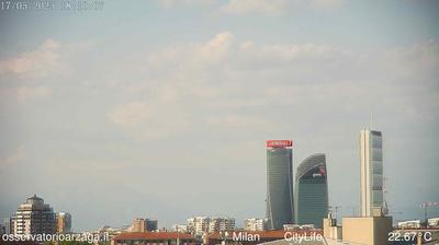 immagine della webcam nei dintorni di Milano Foro Bonaparte: webcam Milano Quartiere Ebraico