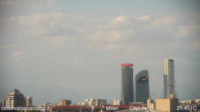 immagine della webcam nei dintorni di Milano Parco Trenno: webcam Milano Quartiere Ebraico