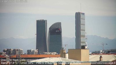 immagine della webcam nei dintorni di Milano San Marco: webcam Milano Quartiere Ebraico