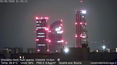 immagine della webcam nei dintorni di Milano Bruzzano: webcam Milano Quartiere Ebraico