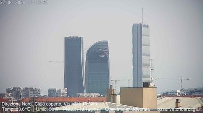 immagine della webcam nei dintorni di Milano Stazione Centrale: webcam Milano Quartiere Ebraico