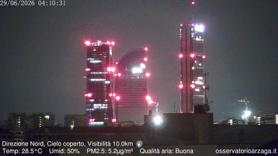 immagine della webcam nei dintorni di Milano Centrale: webcam Milano Quartiere Ebraico